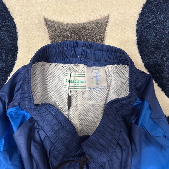 Casablanca Dark Blue and White Shirt and Shorts Set Mens Large - Picture 6 of 7